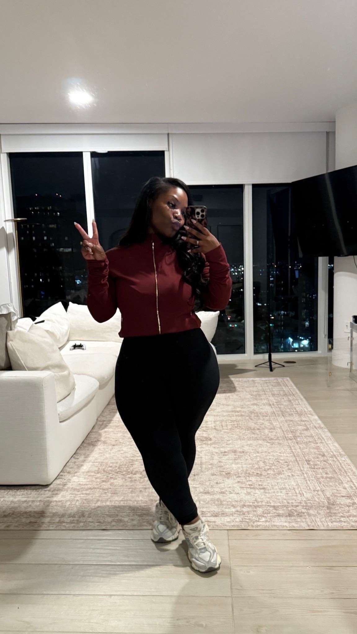 Love a good salt project outfit for my hot girl walks 🚶🏾‍♀️ Loving this color for fall!! 

Activewear, jacket, leggings, hot girl walk

#LTKSeasonal #LTKMidsize #LTKActive
