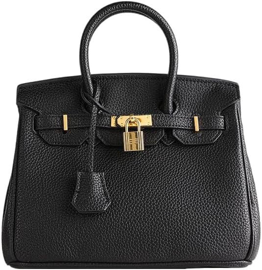 Large Capacity Lychee Leather Handbag，Vegan Leather Handbag Women'S Designer Handbags Lightweig... | Amazon (US)