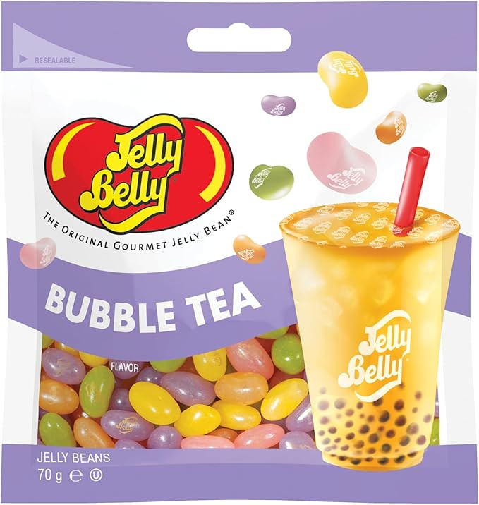 Jelly Belly 5 Flavour Bubble Tea Mix Bag 70g Pack of 2 | Amazon (UK)