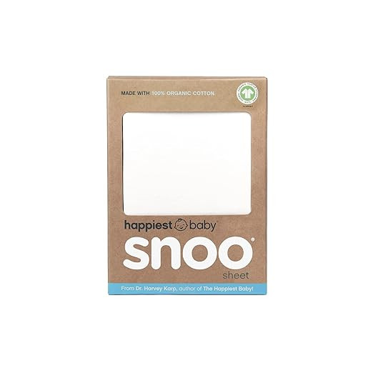 Happiest Baby SNOO Bassinet Fitted Sheet - 100% Organic Cotton Nursery Bedding - Fits SNOO Sleepe... | Amazon (US)