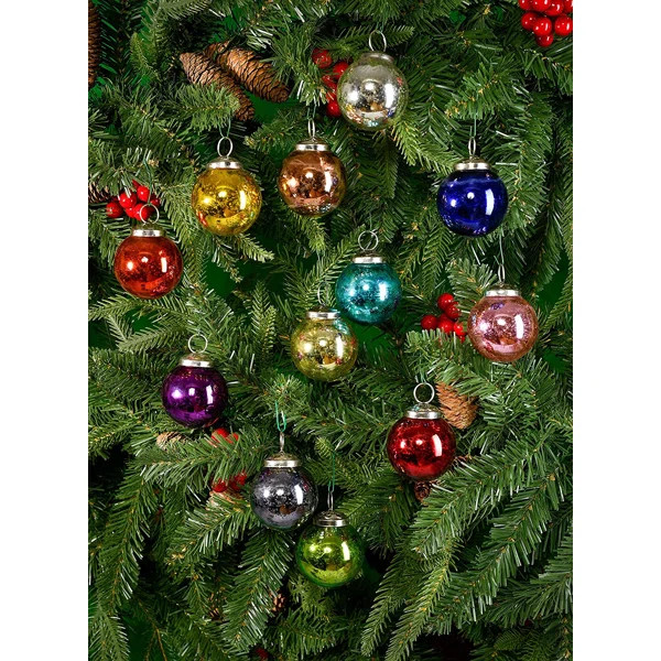 Glass Ball Ornament (Set of 12) | Wayfair North America