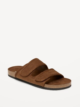 Double-Strap Faux-Suede Sandals for Men | Old Navy (US)