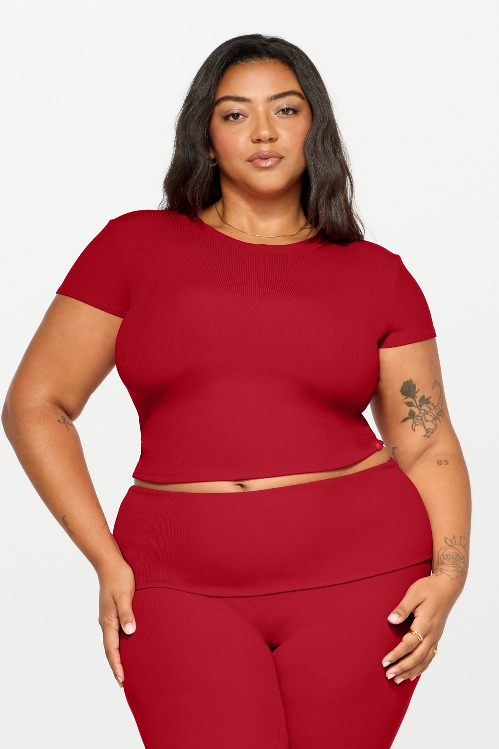 Soft Rib Baby Tee | Fabletics