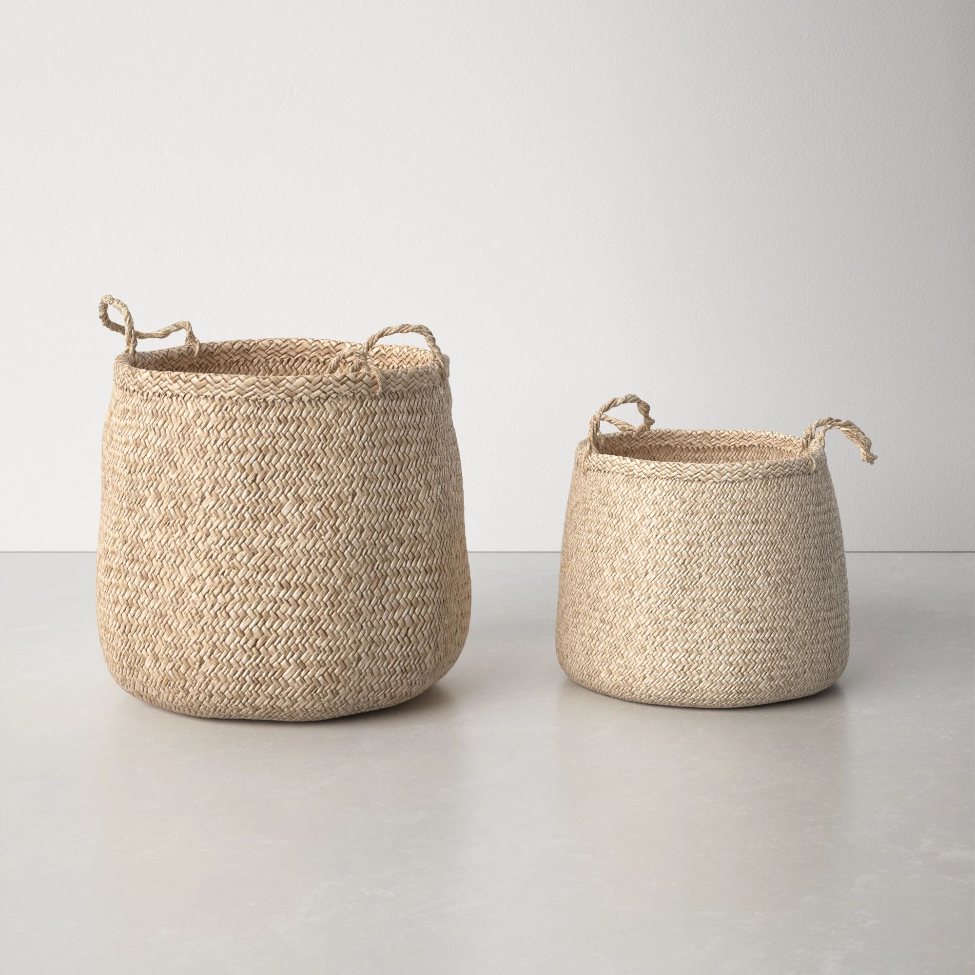 AllModern Sadia 2 Piece Seagrass Basket Set | Wayfair | Wayfair North America