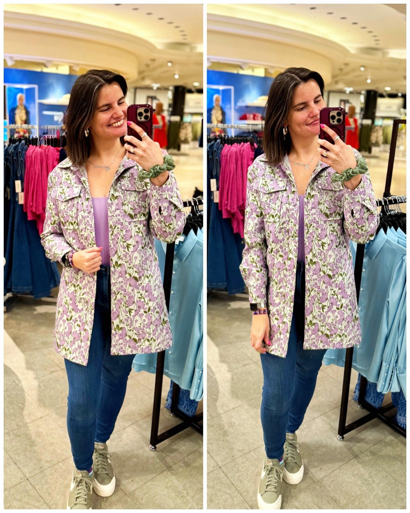 Florals are here🌷 #💜💚 #springtime #springfashion #springblazers
Avec Les Filles last year floral blazer