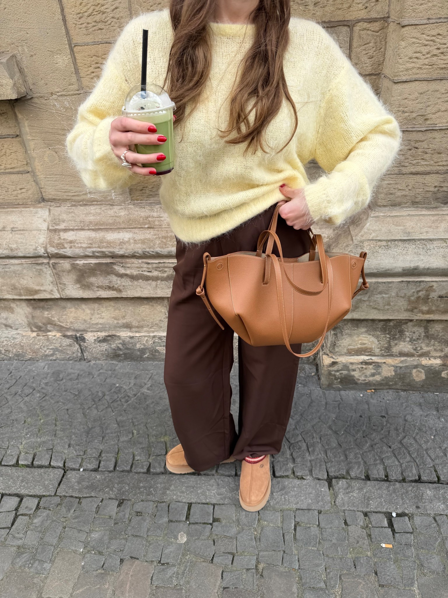 Butter yellow and brown spring outfit🤎🌞
#butteryellow #springoutfit 

#LTKSeasonal #LTKSpringSale #LTKspringtrends