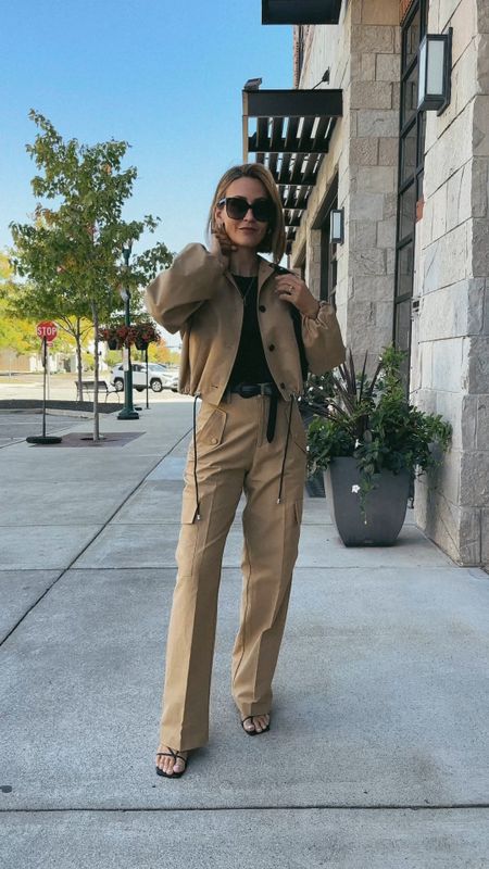 Must-have cool chick suit this szn! Comment SUIT to get the outfit links and sizing info via DM 🫶🏽 

I love the refined and relaxed cargo trouser vibes paired with the cropped matching jacket with the drawcord-toggle hem! Definitely brining them to PFW!! All available at @nordstrom #NordstromPartner AD 

Street Style
Relaxed Fit
Oversized
Rails outfit
Cargo pants 

#LTKover40 #LTKfindsunder100 #LTKstyletip