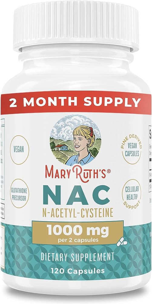 MaryRuth Organics Nutritional Supplement Capsule, N-Acetyl Cysteine, 2 Month Supply, NAC 1000mg Per  | Amazon (US)