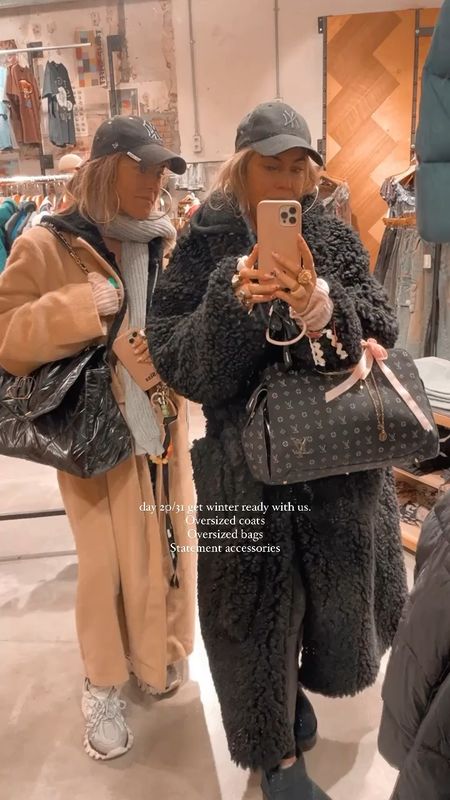day 20/31 get winter ready with us. Oversized coats #LTKGift #grwu #getready #getreadywithme #grwm
.
Lovelies WE HAVE a THING w/ oversized coats we linked our and it similar oversized coats and our black forever leggings. we love to help you to find your perfect oversized coat(s) this winter. ✨✨
.
#oversized #oversize #oversizestyle #wintercoat #prettylittlething #plt #pltstyle #twinningiswinning #teddycoat #coats #coat #blackleggings #hmxme 

#LTKGiftGuide #LTKHoliday #LTKVideo