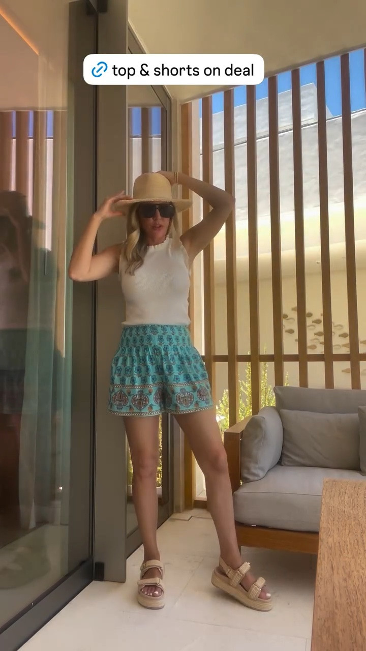 Amazon prime day deal. Wearing small in top and shorts

#LTKOver40 #LTKTravel #LTKSaleAlert