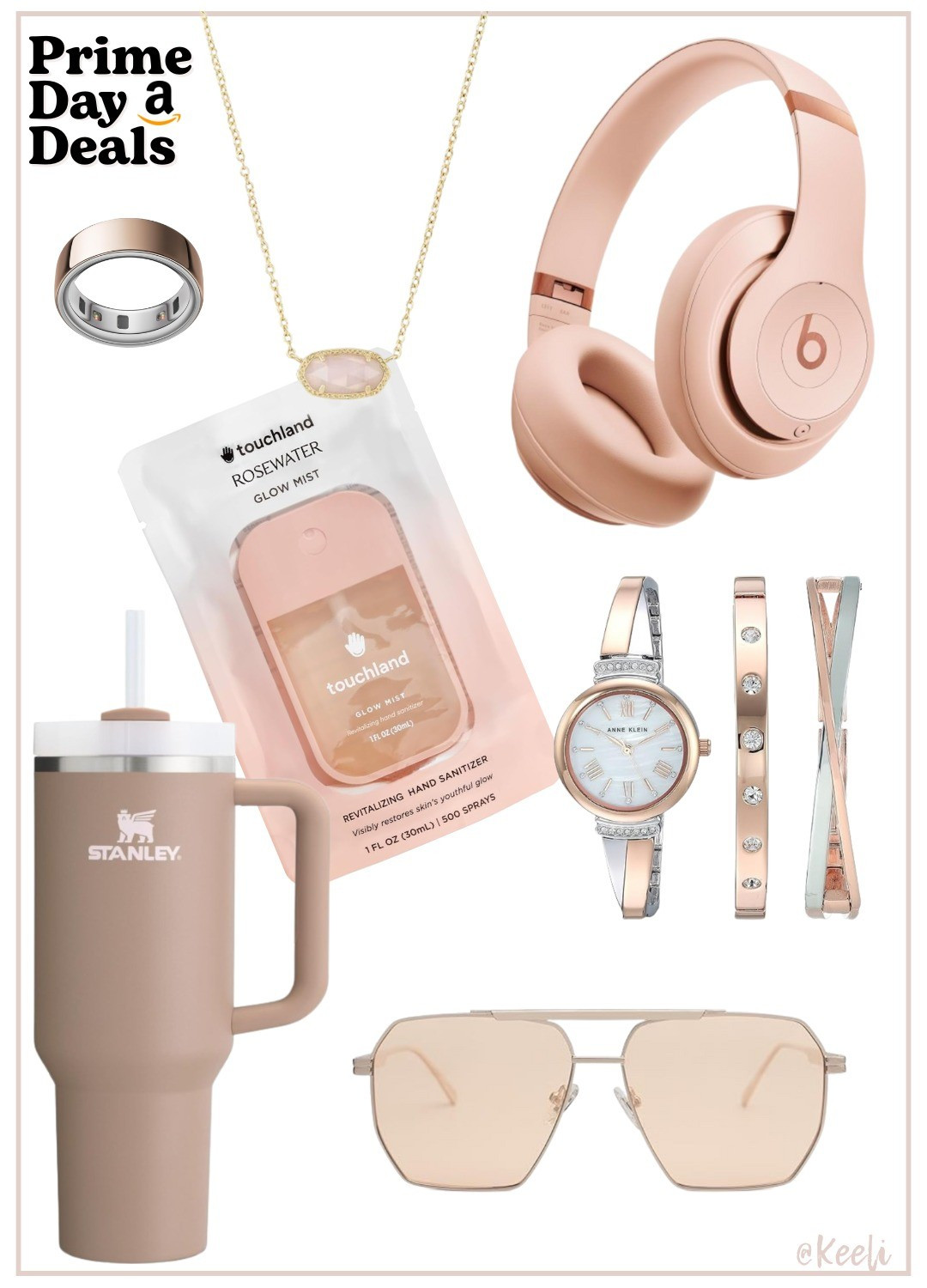 Blush Lovers, This One’s for You 💗The cutest aesthetic Prime Day finds — all in that perfect blush pink tone. From the viral Stanley 40 oz tumbler to my Beats headphones (on MAJOR sale), this round-up has all the pretty tech and lifestyle staples.☁️ Think soft neutrals, gold accents, and that clean-girl vibe we love:Touchland hand sanitizerSmart ringsKendra Scott necklaceMinimal pink sunniesArm candy under $30Tap to shop this soft blush dreamscape before the deals are gone!🩷 #BlushAesthetic #AmazonPrimeDay #PinkFavorites #StanleyOnSale #BeatsHeadphones #SmartRing #LTKPrimeDay #LTKunder100 #LTKtech #LTKaesthetic #CleanGirlStyle

#LTKSaleAlert #LTKFindsUnder50 #LTKFindsUnder100