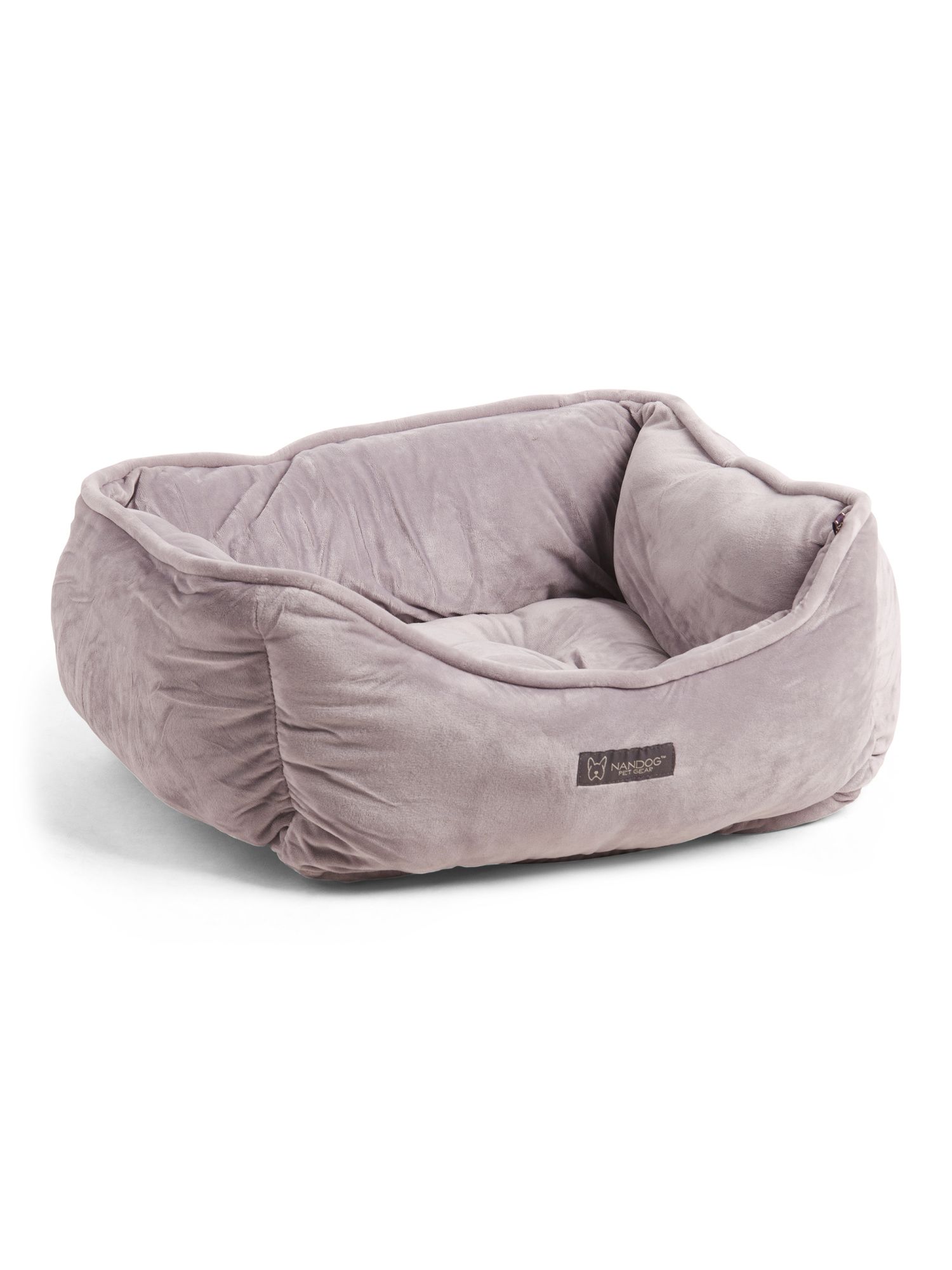 30x25 Medium Reversible Micro Fleece Cuddler Pet Bed | TJ Maxx