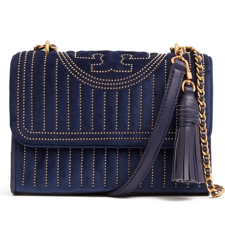 TORY BURCH Fleming Mini Stud Velvet Crossbody Bag | Nordstromrack | Nordstrom Rack