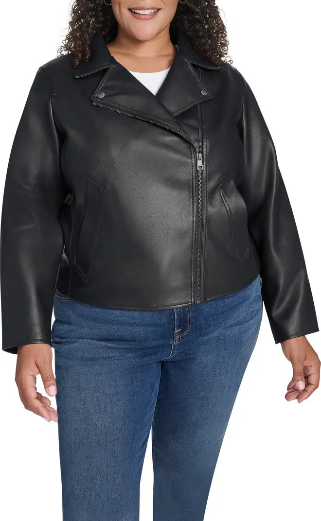 Levi's® Slim Fit Faux Leather Moto Jacket | Nordstrom | Nordstrom