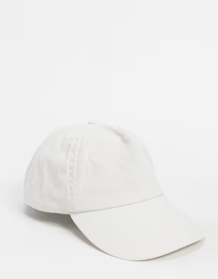 ASOS DESIGN baseball cap in washed stone | ASOS (Global)