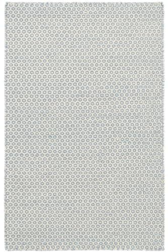 Dash & Albert Honeycomb French Blue/Ivory Geometric Wool Rug, 6'x9' | Amazon (US)