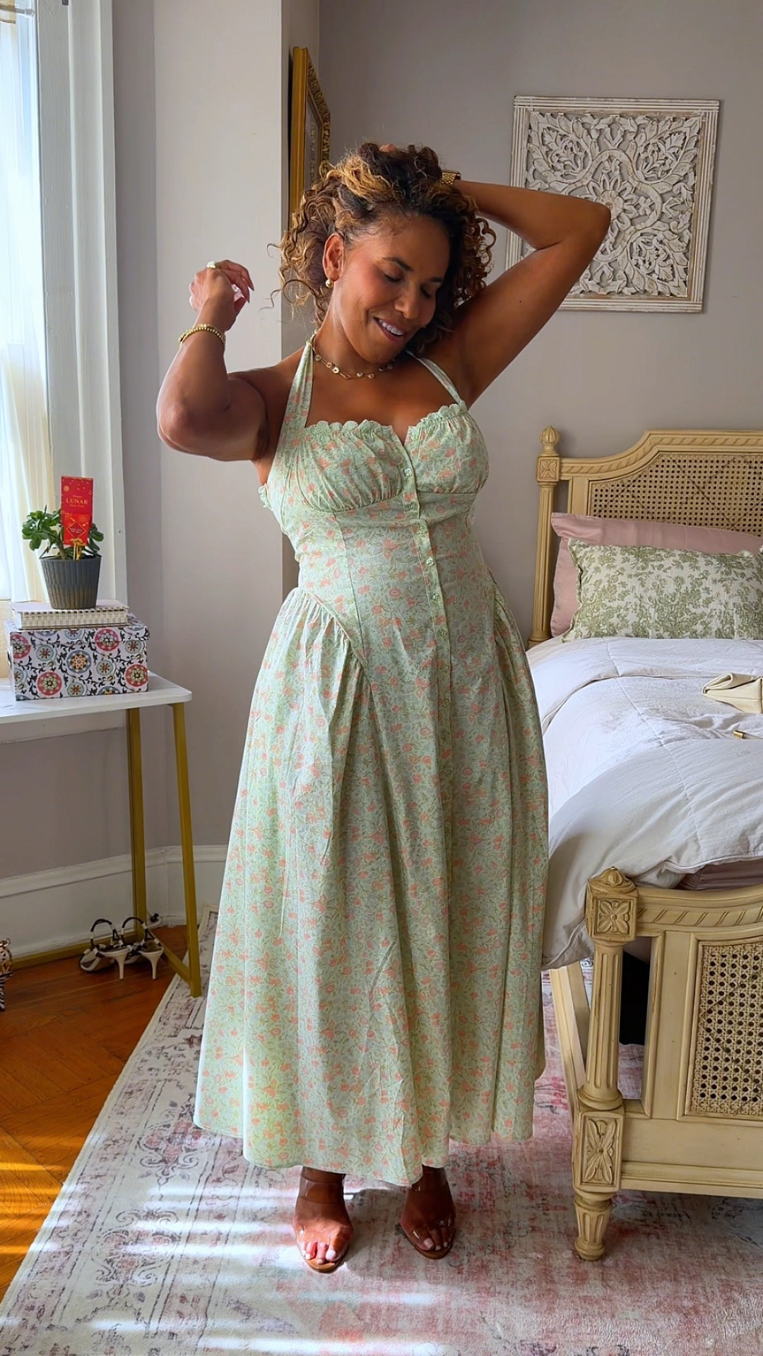 He was a no but the dress was a YESSSSS!!! So flattering I’m wearing a large.

#LTKootd #LTKdayinmylife #LTKMidsize