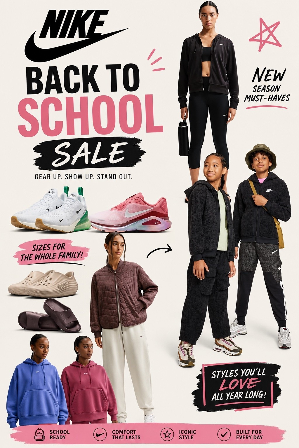 The Nike back-to-school sale is HERE! 🎒🔥 If you're shopping for a preteen or teen, now is the perfect time to grab all the must-haves at amazing prices. Fresh kicks, comfy outfits, and everyday essentials—all linked and ready to shop!
#NikeSale #BackToSchool #TeenFashion #PreteenFashion #NikeStyle #SchoolShopping #LTKFinds #SaleFinds #NikeFavorites

#LTKSaleAlert #LTKActive #LTKKids