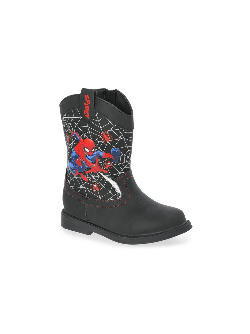 Spider Man Toddler Boys Light Up Western Cowboy Boots | Walmart (US)