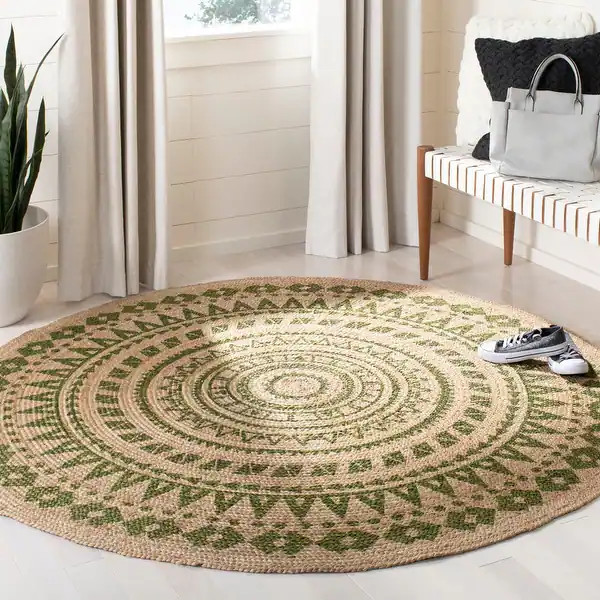 SAFAVIEH Handmade Natural Fiber Valentien Casual Jute Rug | Bed Bath & Beyond