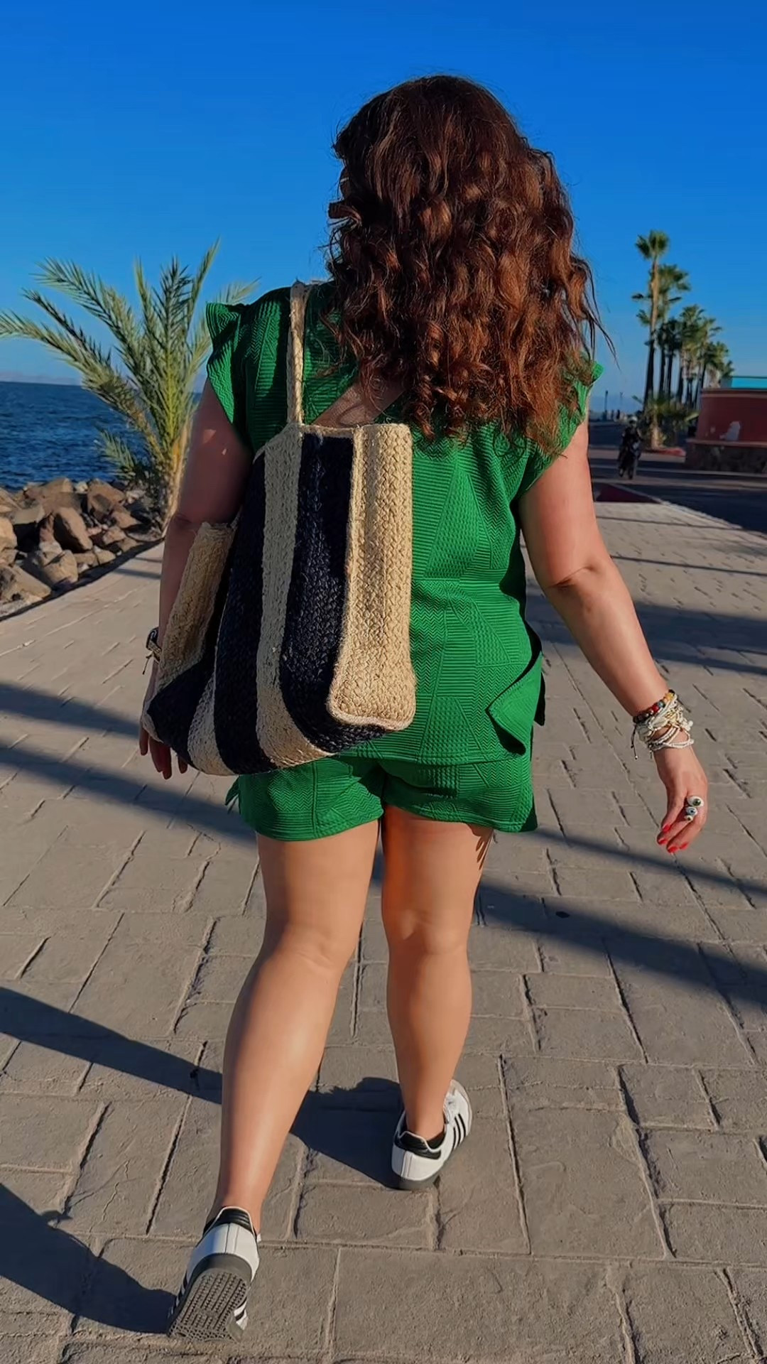 First of the month 💞 traveling with friends is always a blessing. Cutest two-piece set for summer 🌴☀️ This Amazon find comes with shorts + a short sleeve blouse that has the daintiest little ruffle on the sleeves. It’s lightweight, comfy, and so flattering. I wore this on vacation and got so many compliments. It’s giving effortless, fresh, and fun 💛

#LTKStyleTip #LTKFindsUnder50 #LTKOver40