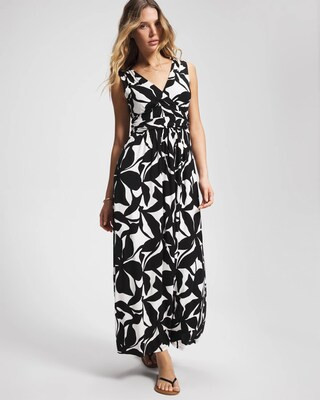 Women's Soft Jersey Goddess Maxi Dress in Black size XL | Soma | SOMA