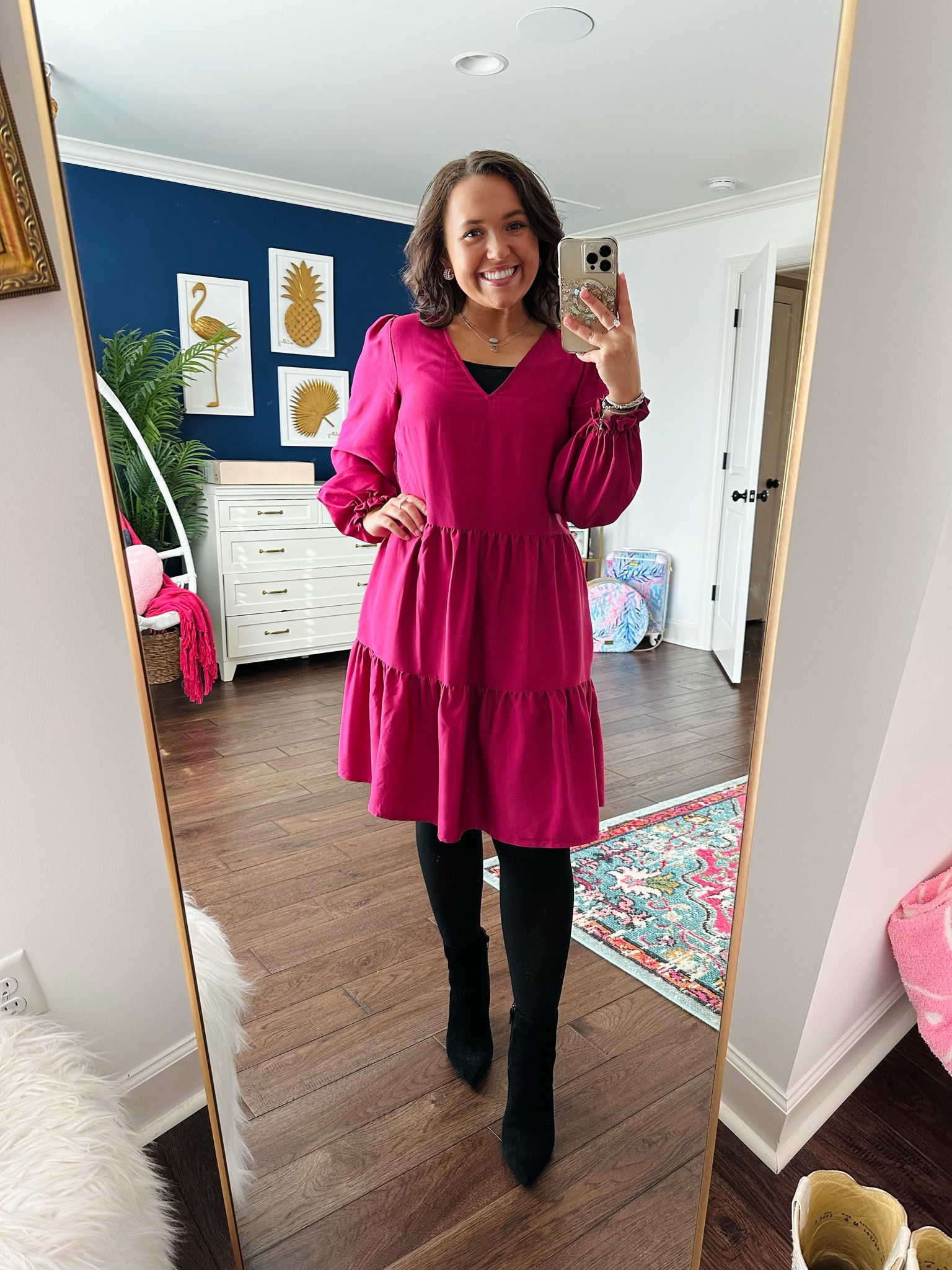 This Walmart dress is cute and is cute currently on SALE! 💕💌 I’m wearing a size XS for reference and I am 5’0. It’s the perfect dress for every occasion! 

Pink dress. Pink satin dress. Valentine’s Day looks. Valentine’s Day outfit. Walmart dress. Walmart fashion. Sunday outfit. Church outfit. Pink outfits. 

#LTKworkwear #LTKfindsunder50 #LTKsalealert