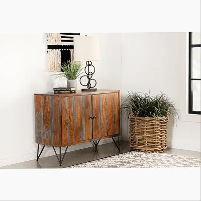 2-Door Wood Storage Accent Cabinet | Wayfair North America