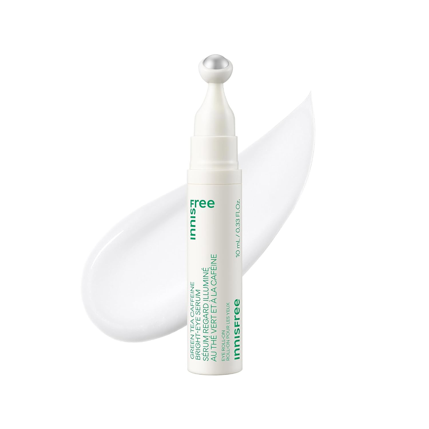 innisfree Green Tea Caffeine Bright-Eye Serum with Niacinamide, Cooling Korean Eye Serum, Hydrating Eye Cream (Packaging May Vary) | Amazon (US)