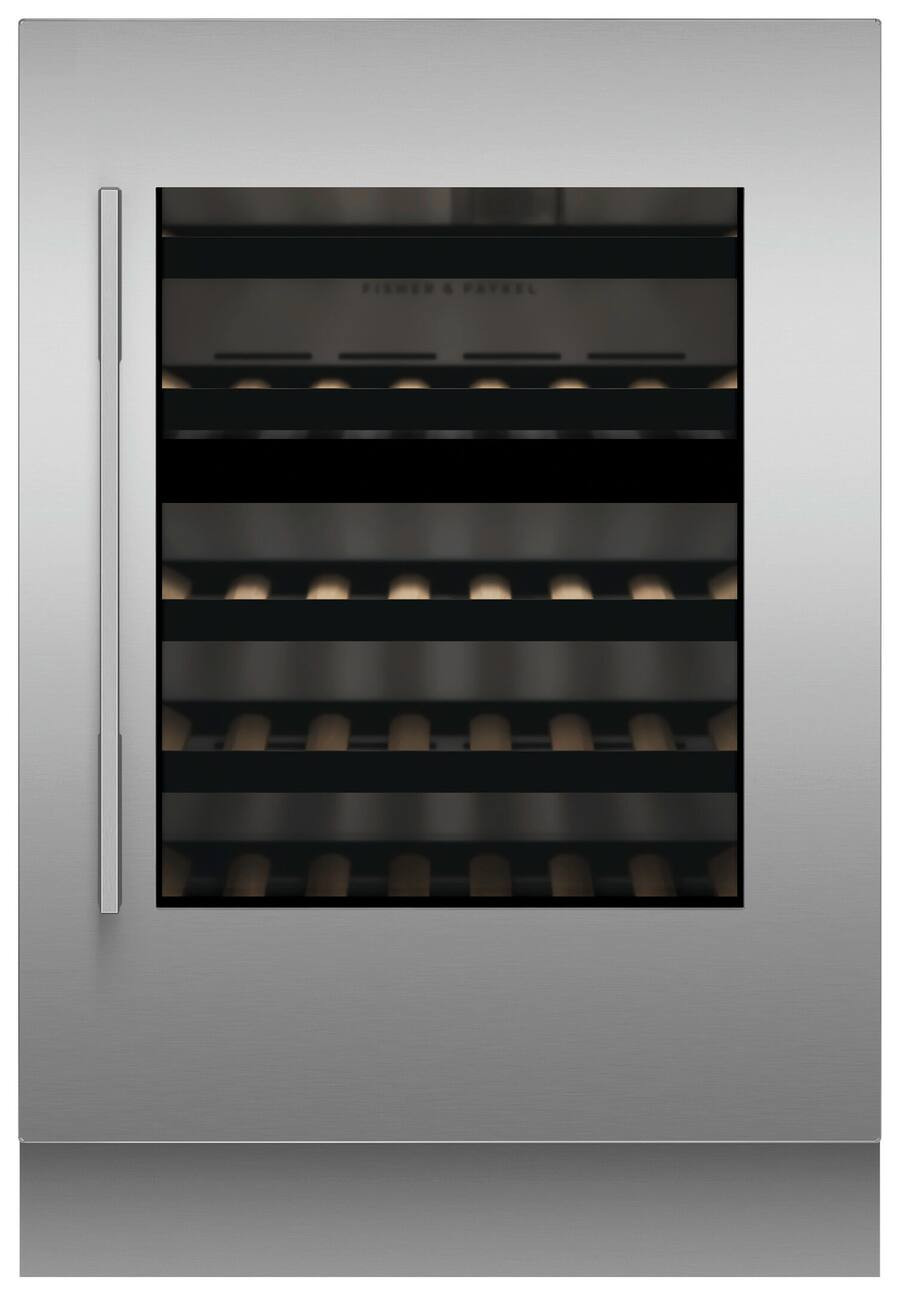 Fisher & Paykel - 24" Integrated Wine Cellar or Beverage Refrigerator Glass Framed Door Panel, Ri... | Best Buy U.S.