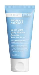 Paula's Choice RESIST Super-Light Daily Wrinkle Defense SPF 30 Matte Tinted Face Moisturizer, UVA... | Amazon (US)