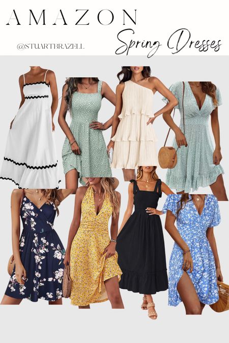 Favorite spring dresses from Amazon, Amazon spring outfit ideas, spring sun dresses from Amazon  

#LTKfindsunder100 #LTKfindsunder50 #LTKstyletip