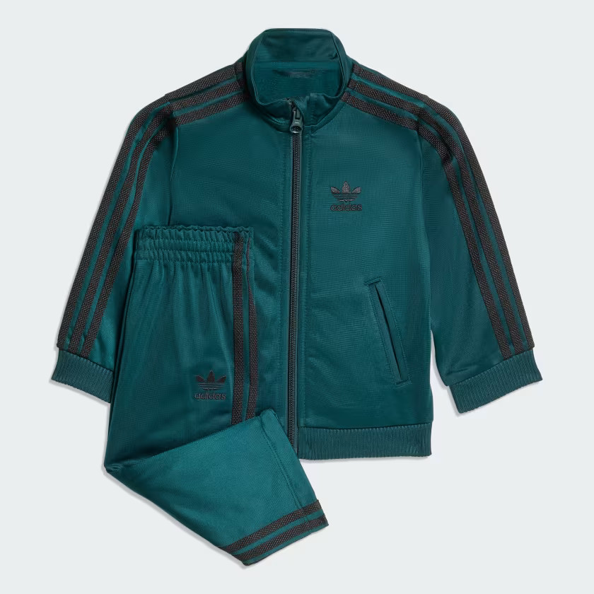 adidas Adicolor Firebird Track Suit Kids - Green | Free Shipping with adiClub | adidas US | adidas (US)