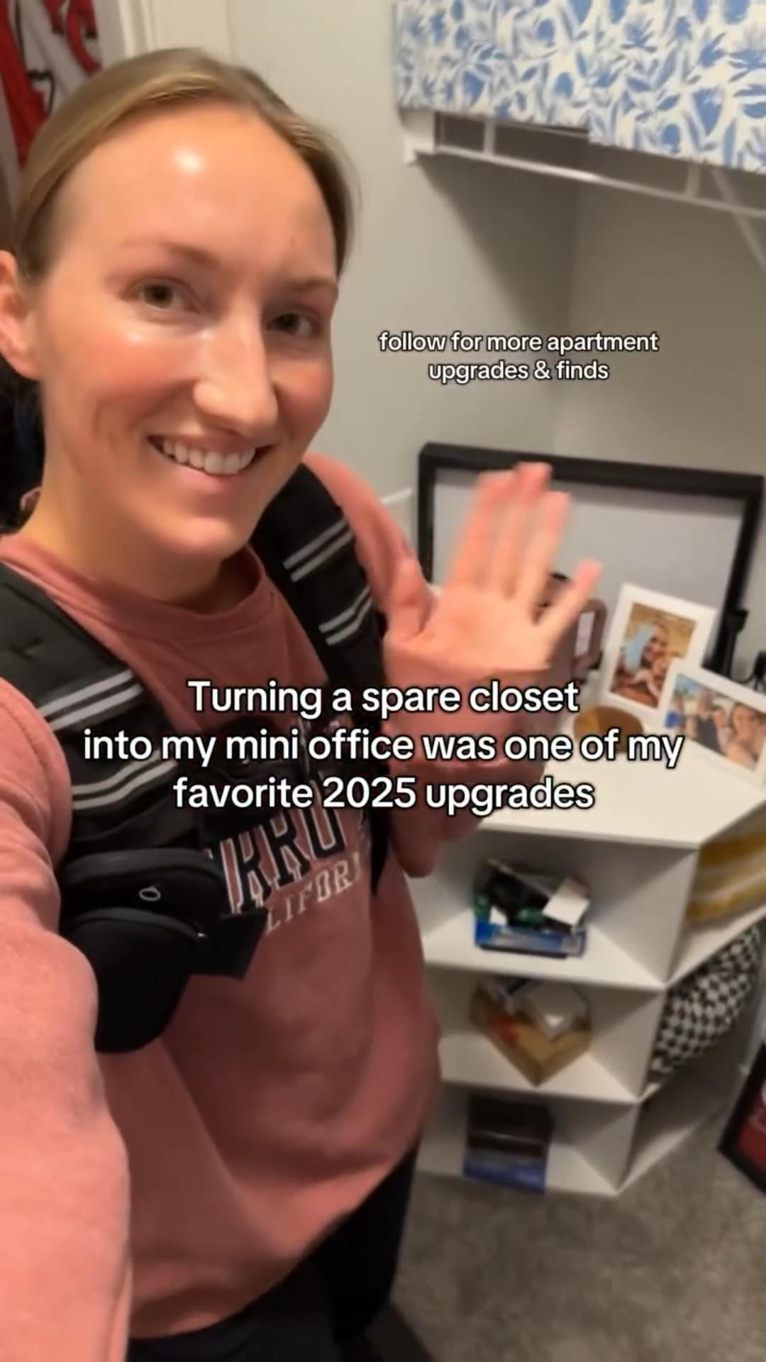 One of my favorite things I did in 2025 was turning our spare bedroom closet into my own little office 🤍
It’s cozy, functional, and makes working + getting my steps in feel way more doable! 

#homeofficeideas #workfromhome #apartmentliving #walkingpad #lifestylecreator

#LTKHome #LTKActive #LTKFindsUnder100