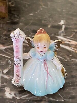 Vintage Josef Originals 1st Birthday, Angel Figurine, Girl Blue | eBay US