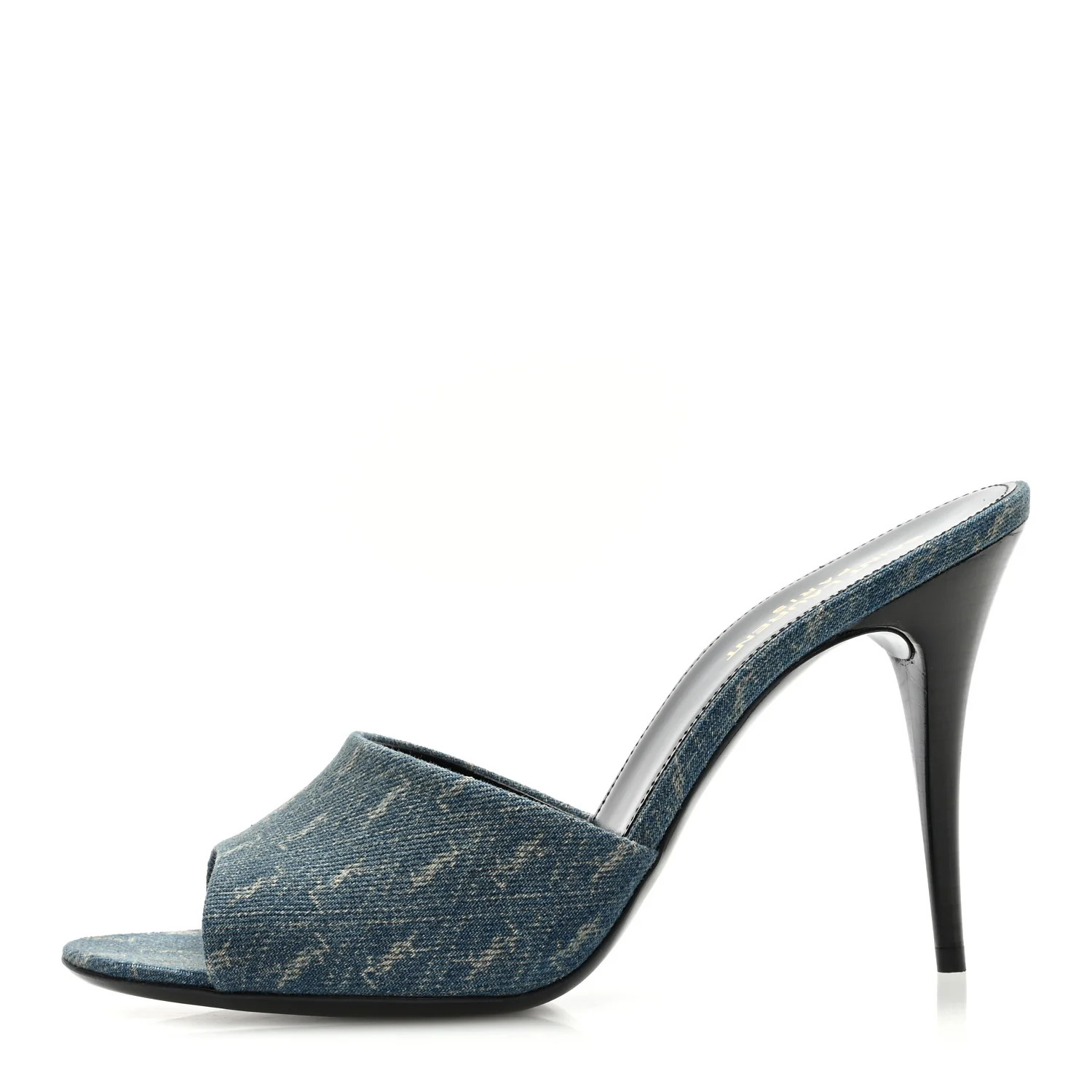 Denim Monogram La 16 Mule Sandals 40 Blue Jeans | FASHIONPHILE (US)