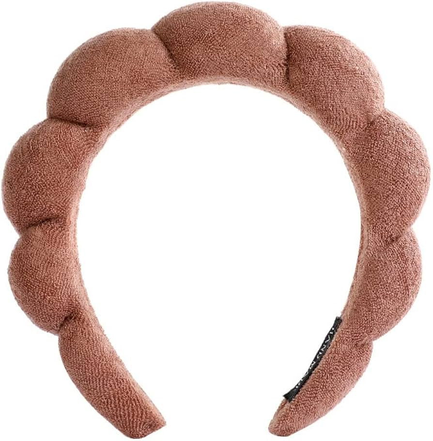 Halemet Spa Headband for Women Terry Cloth Headband for Washing Face Makeup Skincare Headband Puf... | Amazon (US)