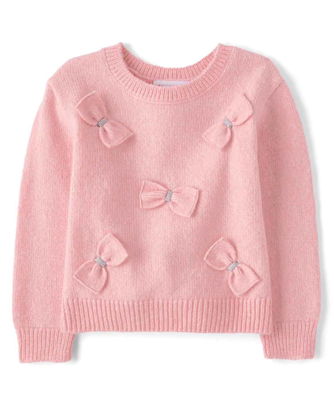 Toddler Girls Bow Sweater - pink | The Children's Place