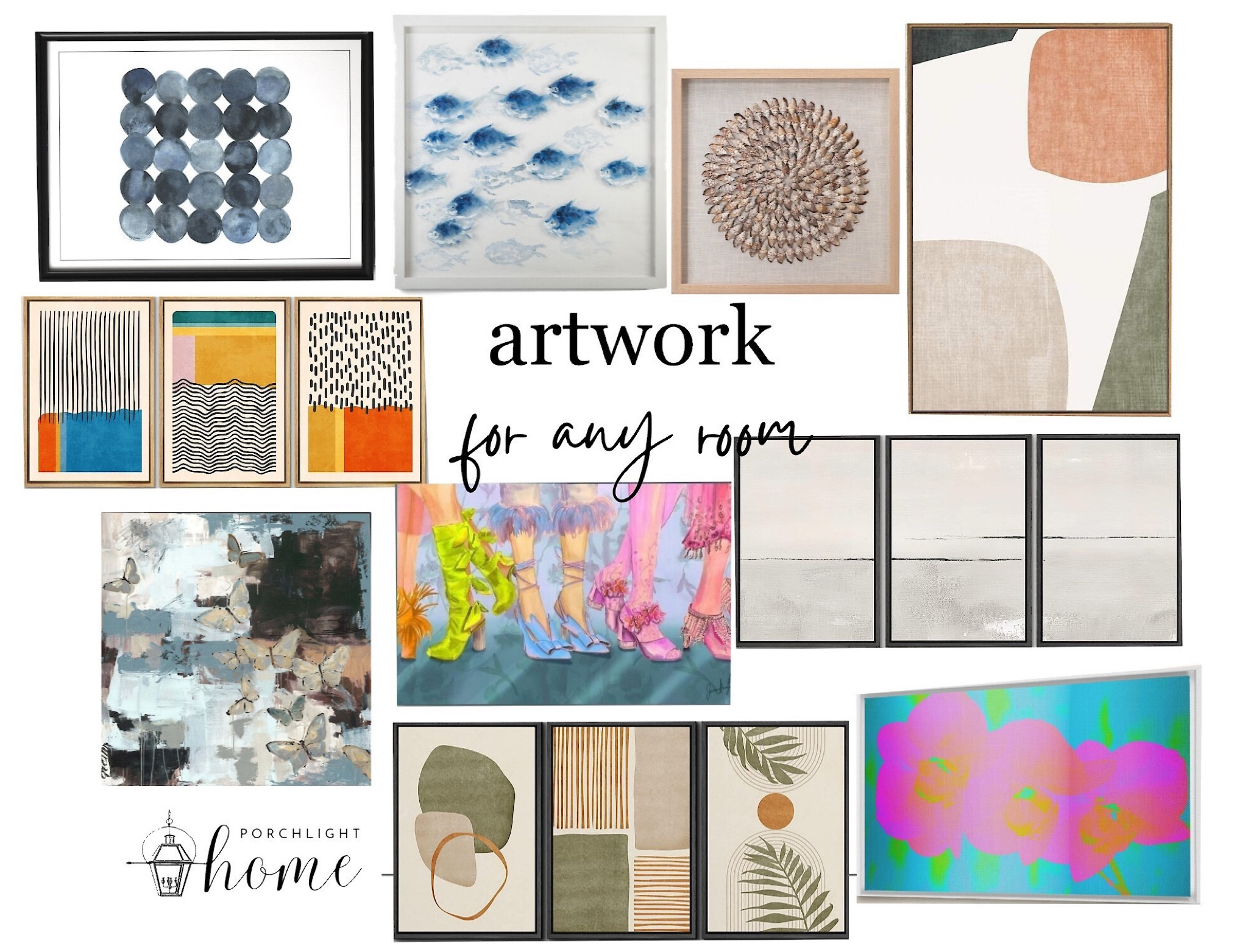 Artwork for any room in your home 🖼️.  These fabulous pieces are sure to add that needed design-pop to your walls! Artwork, art, framed art, pop art, abstract art, butterfly art, show art, art collection, fish art, orchid art, landscape art, family room, bedroom, office, home design 

#LTKGiftGuide #LTKstyletip #LTKhome