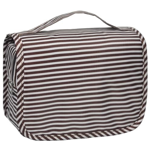 L&FY Multifunction Portable Travel Toiletry Bag Cosmetic Makeup Pouch Toiletry Case Wash Organizer (Coffee) | Amazon (US)
