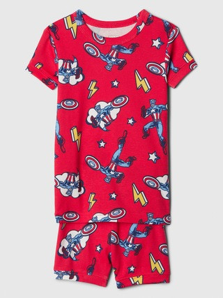babyGap | Marvel Captain America 100% Organic Cotton PJ Set | Gap Factory