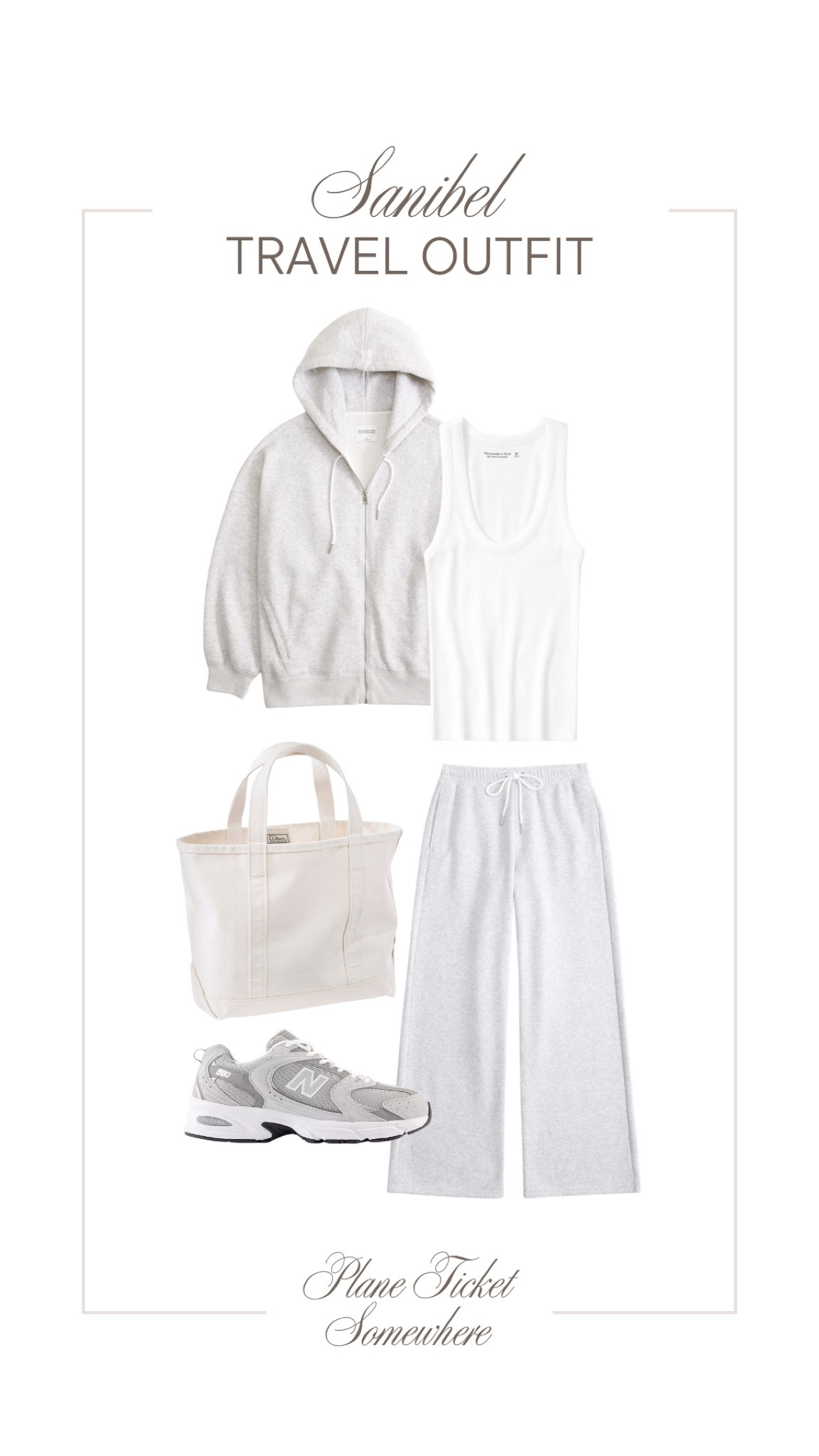 The ultimate travel outfit with the ultimate basic pieces! ✈️👟 

 #LTKTravel #LTKActive #LTKStyleTip