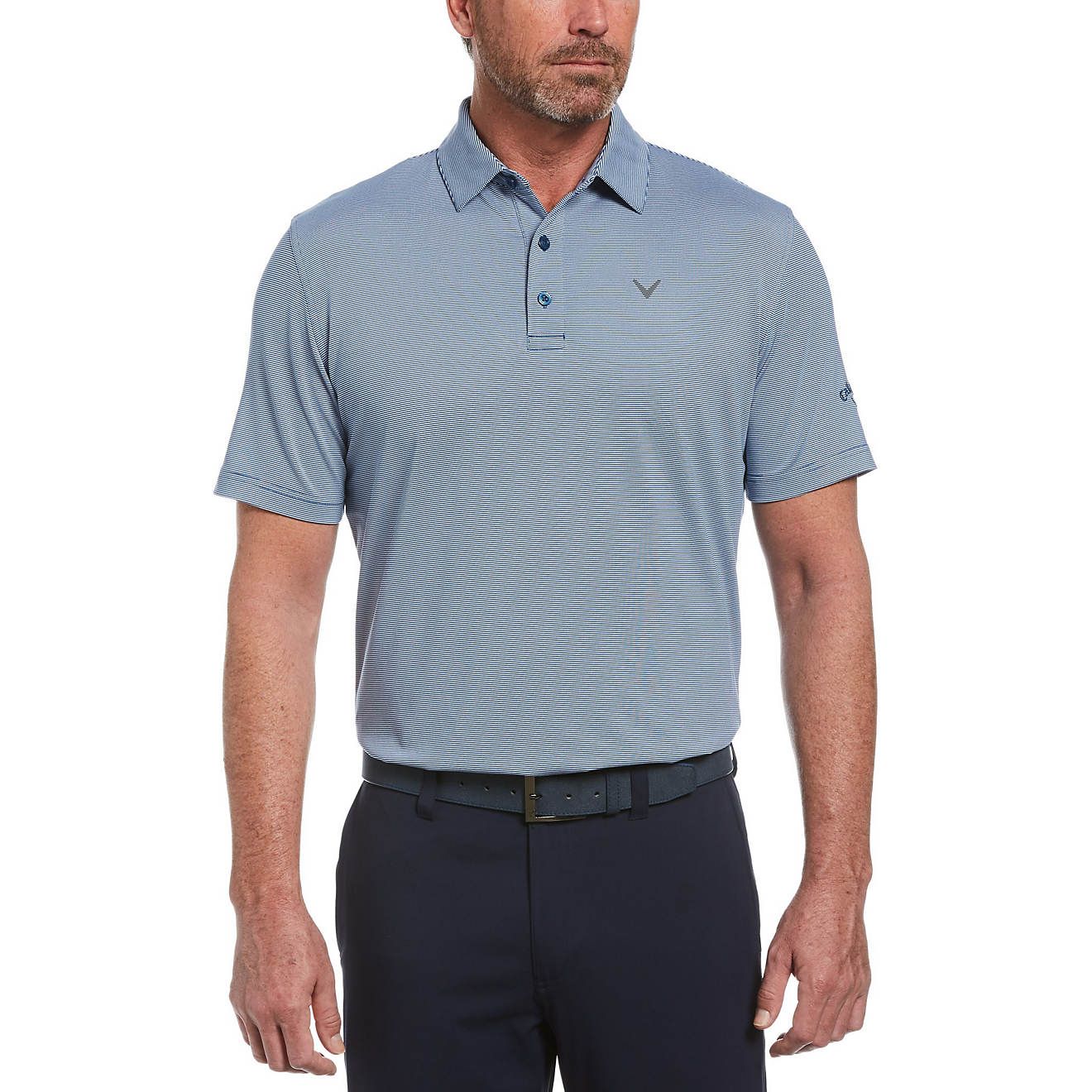 Callaway Men's Pro Spin Fine Line Stripe Golf Polo Shirt                                         ... | Academy Sports + Outdoor Affiliate