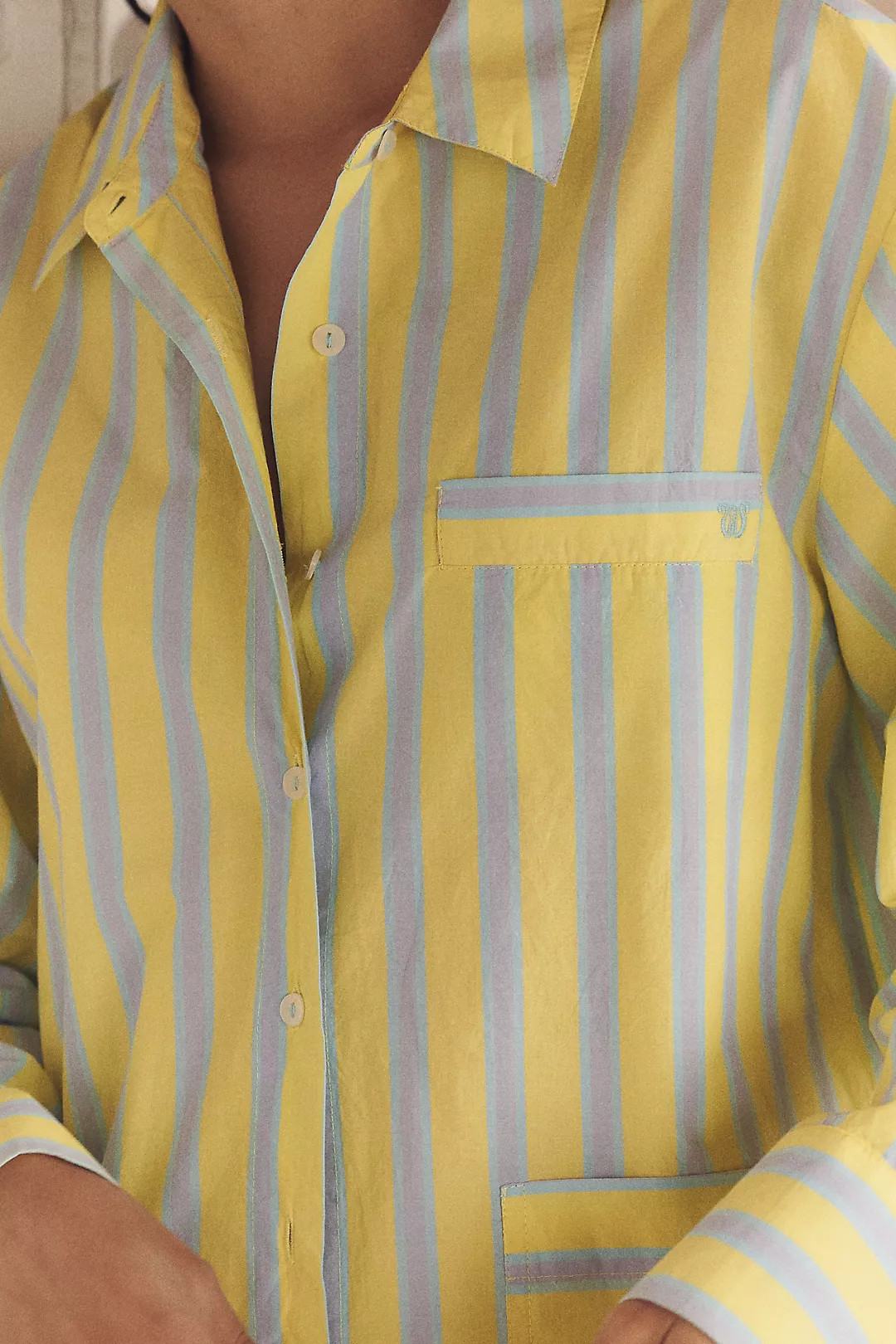 LyreBird Long-Sleeve Buttondown Shirt | Anthropologie (US)