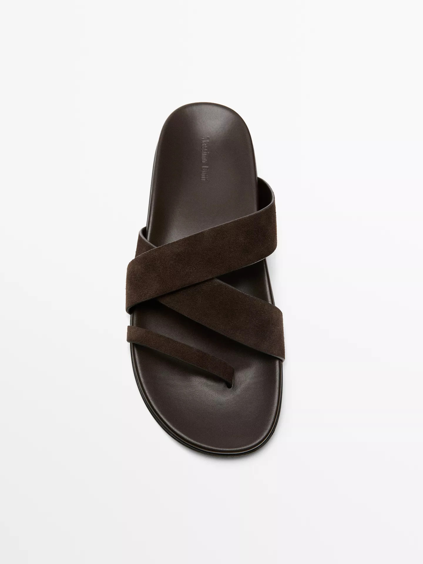 Leather strap sandals | Massimo Dutti UK