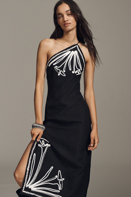 Significant Other Orlah Petite Linen Blend Midi Dress | Anthropologie (US)