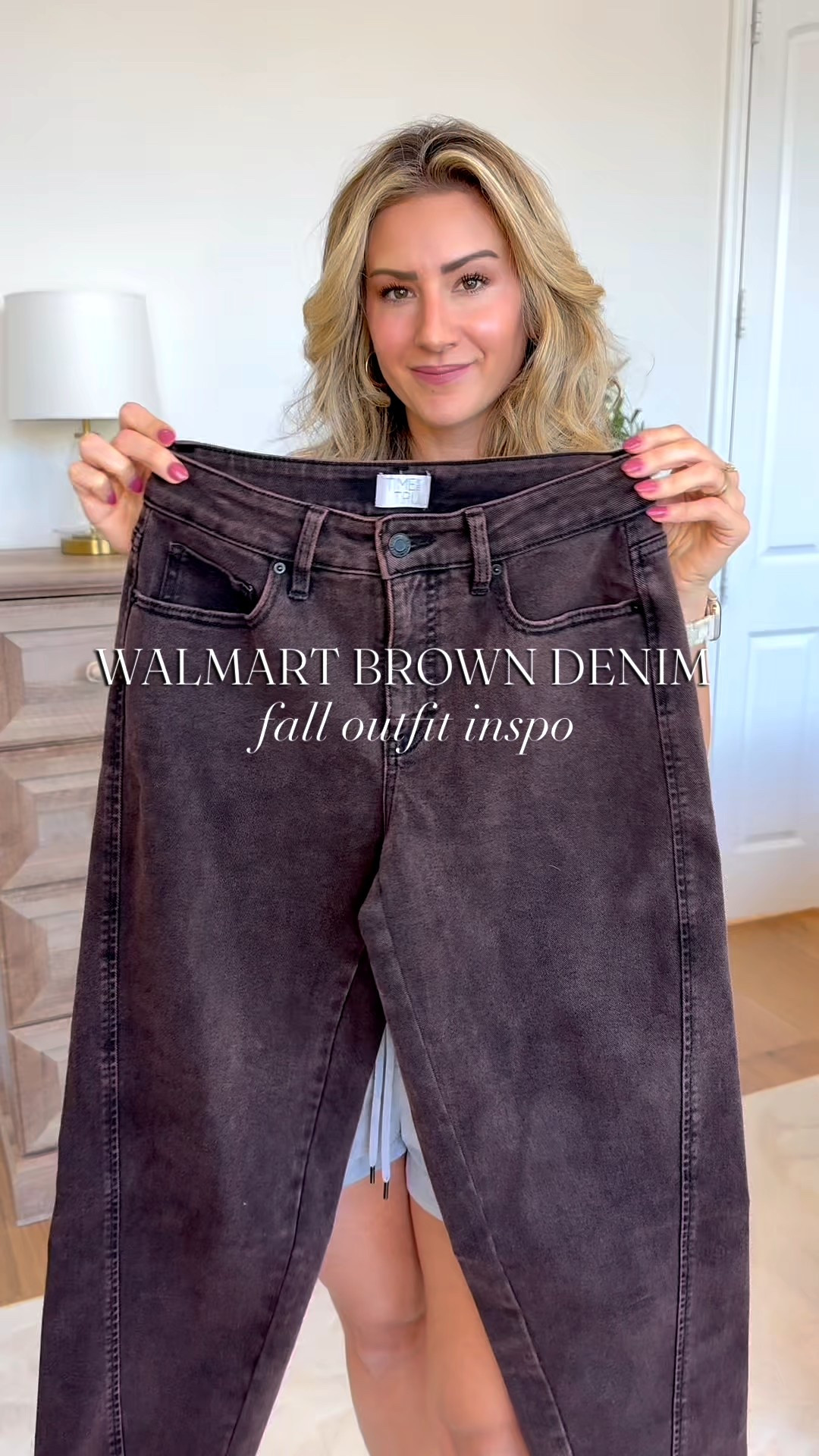 $25 chocolate brown barrel jeans you NEED for fall - NEW at Walmart! 🤎 run because these will sell out!!

Styling them 3 ways to give you easy elevated casual outfit ideas for fall! wearing size 4 in the jeans (5’4, 138lbs) accessories are Amazon & Target! ✨

#neutraloutfits #barreljeans #brownjeans #brownoutfits #chocolatebrown #neutralstyle #neutralstyle #falloutfits #walmartstyle #walmartfashion #amazonfashion #amazonfallfashion #fallcasualoutfits #elevatedcasual #casualoutfit #casualstyle #elevatedstyle #fallfashion #falltrends #fallstyleinspo #amazonfinds #momstyle #momoutfits #affordablestyle #everydaystyle #teacheroutfits #weekendstyle #weekendoutfit 

#LTKStyleTip #LTKSeasonal #LTKFindsUnder50
