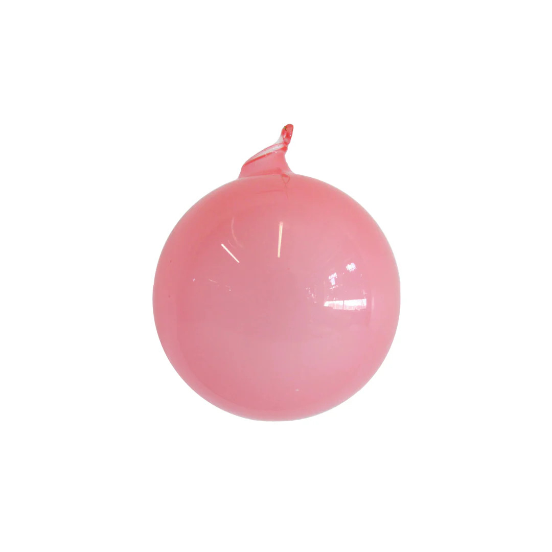 Translucent Light Pink Bauble Ornament | Pink Antlers