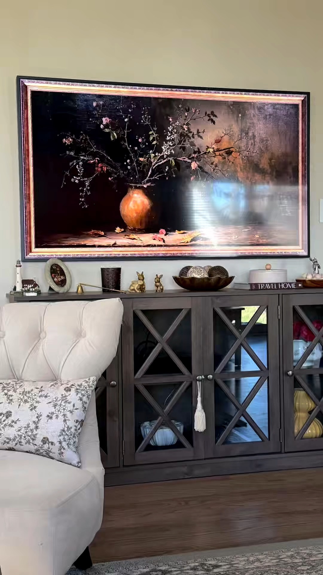 Decorating around our TV area. Frame TVs on big spring sale on Amazon #livingroomdecor

#LTKmomlife #LTKSaleAlert #LTKHome