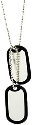 Paialco Stainless Steel Dog Tag Set Complete with Chains & Silencers­ | Amazon (US)